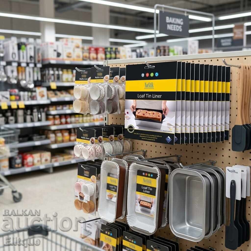 Αντικολλητική βάση για κέικ NoStik, έως 260°, μαύρη, σε φάκελο