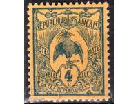 Noua Caledonie-1905-Emisiune curentă-KAGU-pasăre locală, MNH