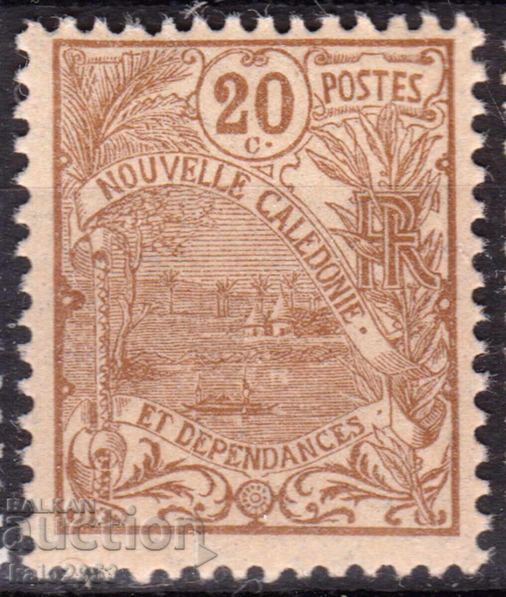 Нова Каледония-1906/22-Редовна,Селище на Канаки,MNH,