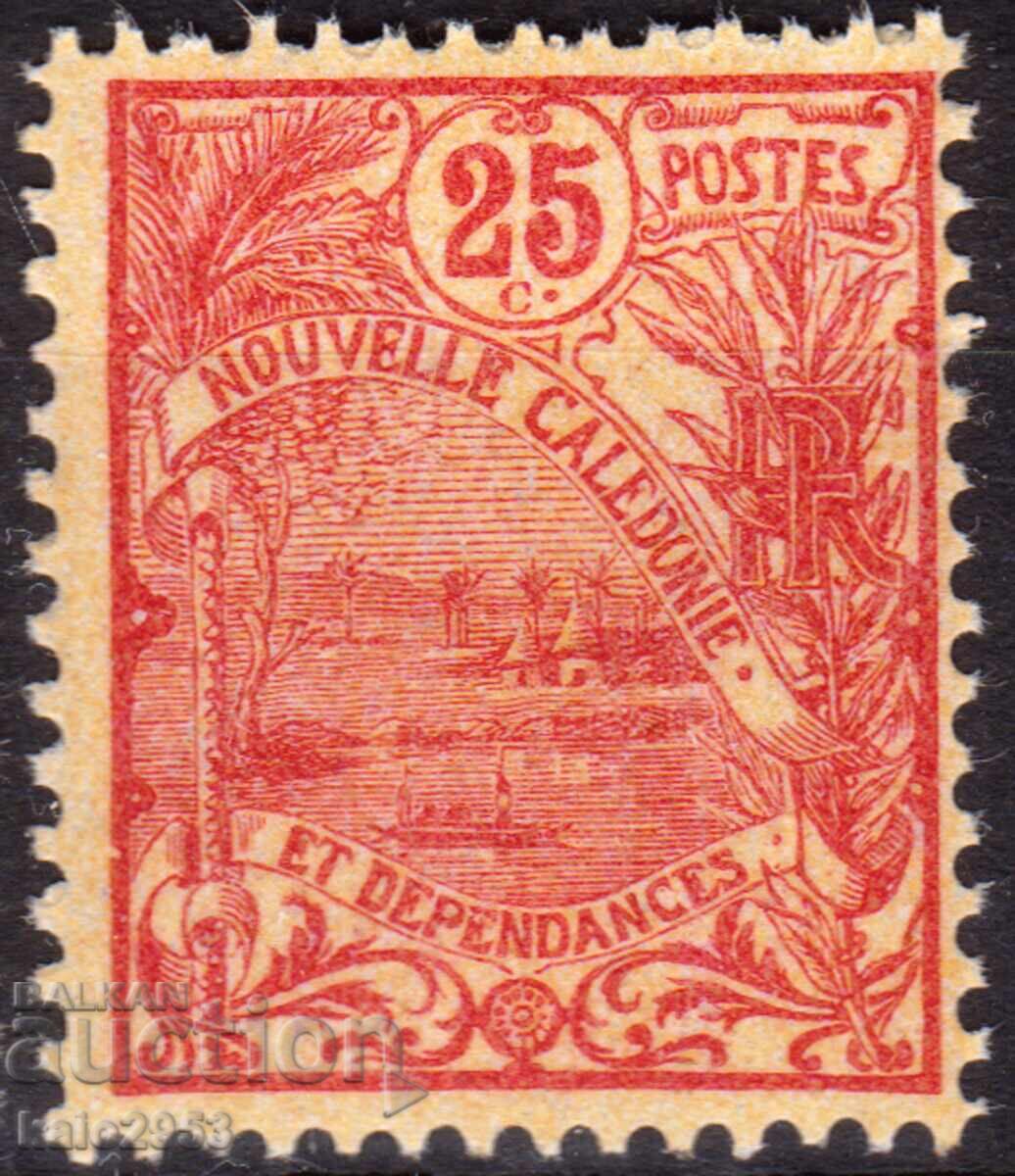Нова Каледония-1906/22-Редовна,Селище на Канаки,MNH,