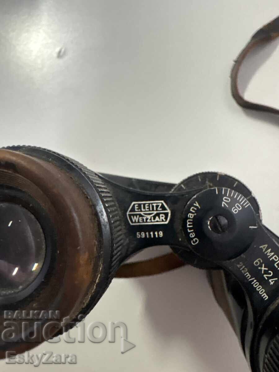 Rare collectible Leitz Wetzlar Amplivid 6x24 binoculars with price € 400.00 | 782.33 BGN