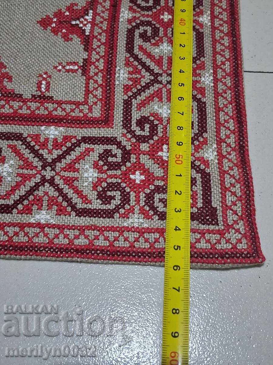 Παράδοση Παλιά κεντητή επιταγή, τραπεζομάντηλο, milo, βουλγαρικό κέντημα