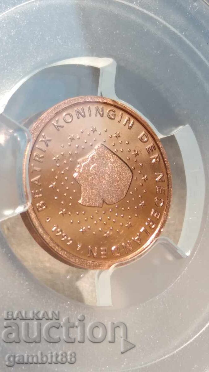 1 Euro Cent 1999 Netherlands - PR66RD DCAM PCGS - First Issue - 7 1 Euro Cent 1999 Netherlands - PR66RD DCAM PCGS - First Issue - 7