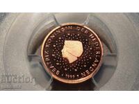 1 Euro Cent 1999 Netherlands - PR66RD DCAM PCGS - First Issue