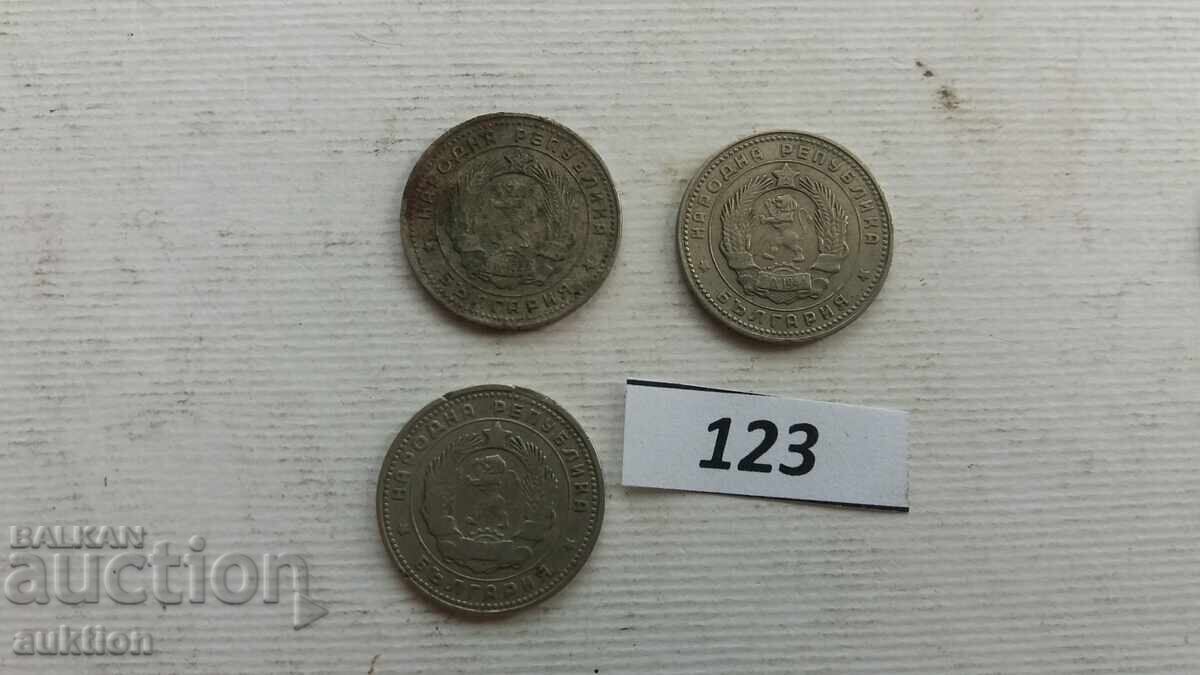 10 stotinki 1962 - 3 bucăți - 5 10 stotinki 1962 - 3 bucăți - 5