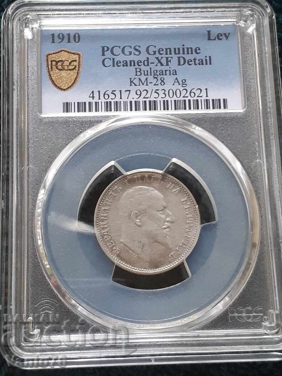1 лев 1910 г. XF с цена 45.00 €
