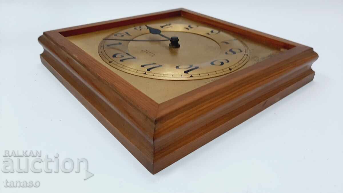 Vintage wall clock Weimar – quartz – GDR – 23×23×4.5 cm - 5
