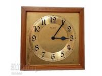 Винтидж стенен часовник Weimar – кварц – ГДР– 23×23х4,5 см