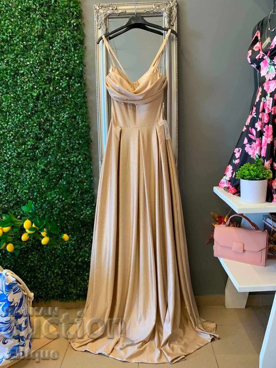 Auction Long satin dresses with stones Auction Long satin dresses with stones