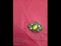Antique brooch with opals