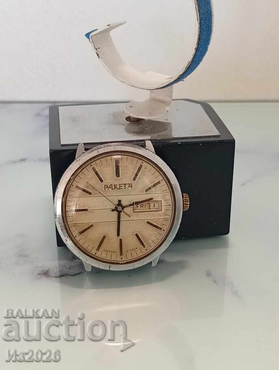 Ρωσικό ανδρικό ρολόι χειρός RAKETA με τιμή € 11.00 | 21.51 BGN