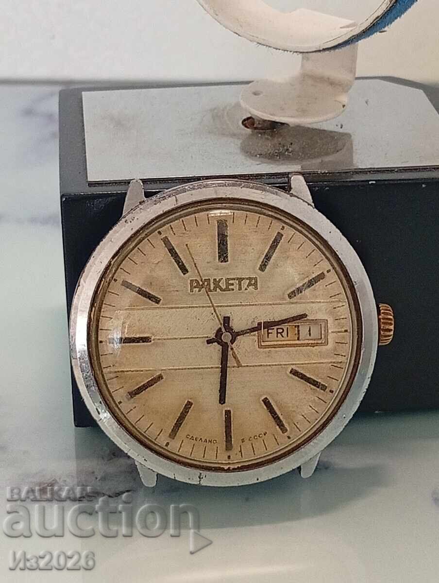 Ρωσικό ανδρικό ρολόι χειρός RAKETA