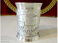 Pewter wine goblet Castle, Fortress