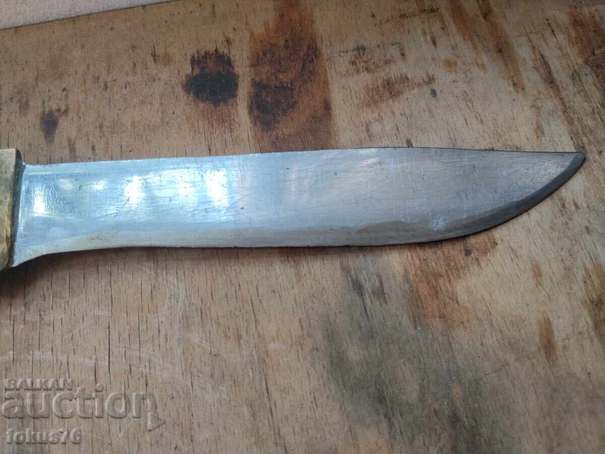 Стар голям Соц. български нож - рибарски - 6 Стар голям Соц. български нож - рибарски - 6