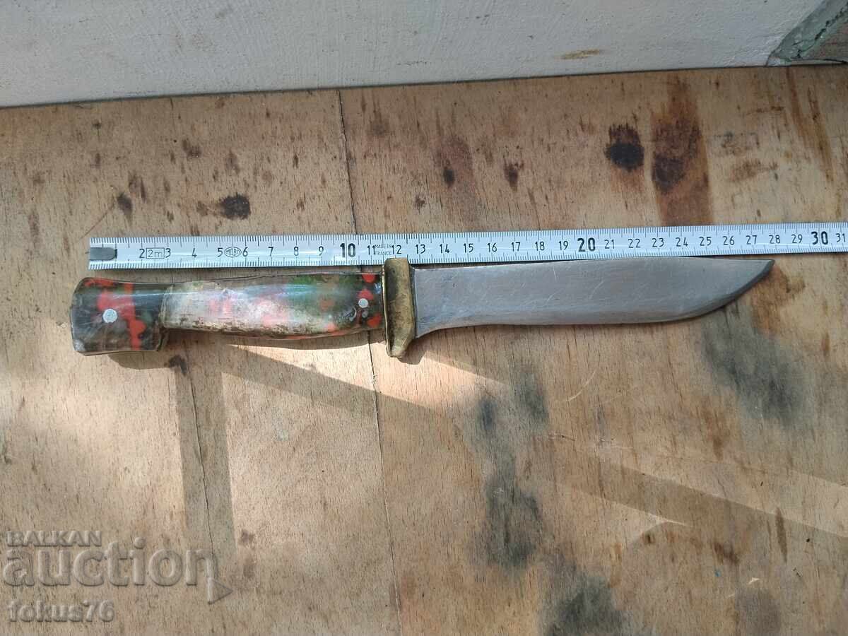 Стар голям Соц. български нож - рибарски - 7 Стар голям Соц. български нож - рибарски - 7