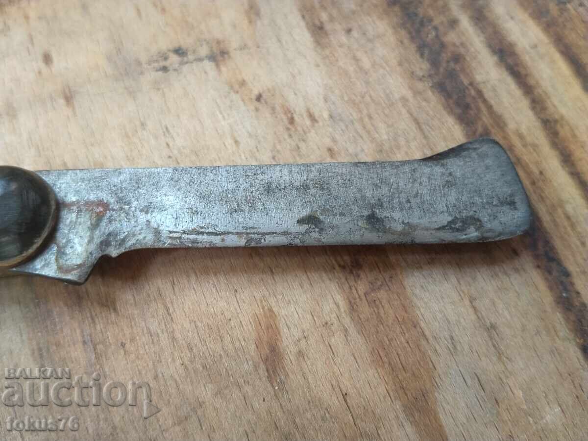 Auction Old Bulgarian pocket knife - pruning knife - small knife Auction Old Bulgarian pocket knife - pruning knife - small knife