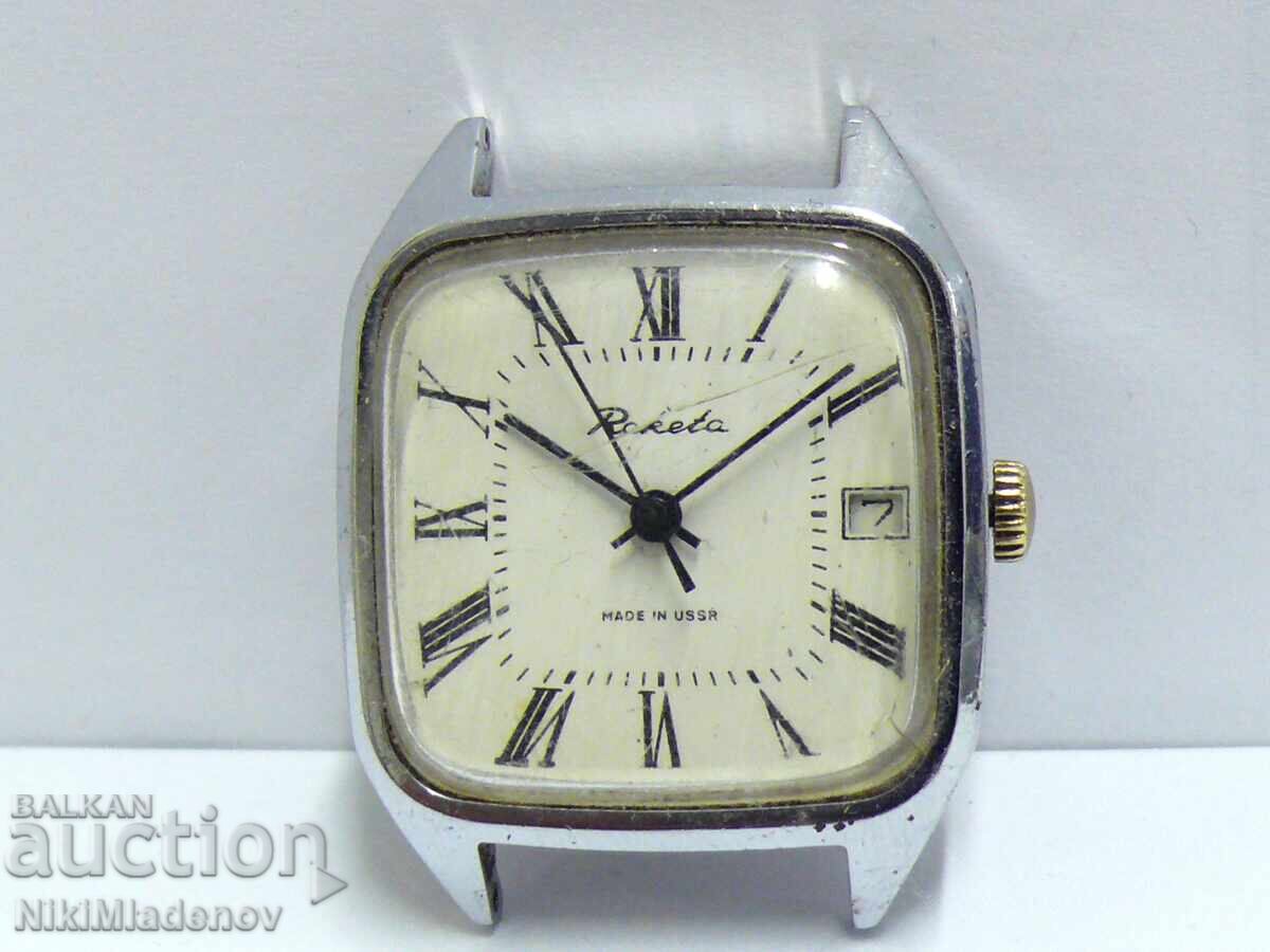 Soviet Raketa Men's mechanical wristwatch Soviet Raketa Men's mechanical wristwatch