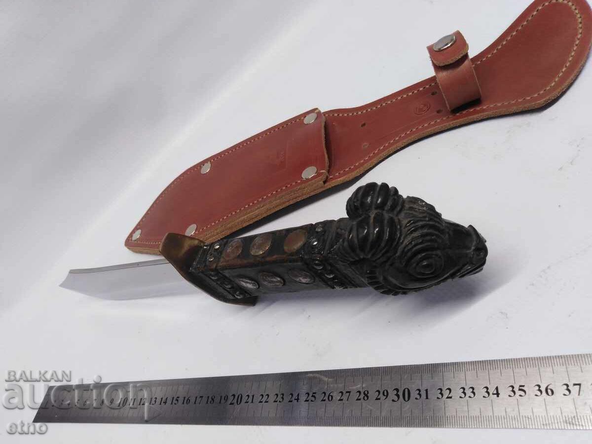 Δημοπρασία ΠΑΛΙΟ ΜΑΧΑΙΡΙ-1300 ΧΡΟΝΙΑ ΒΟΥΛΓΑΡΙΑ ΜΕ ΔΕΡΜΑΤΙΝΗ ΘΗΚΗ