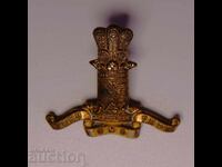 Κονκάρδα του αγγλικού συντάγματος Prince of Wales's Regiment