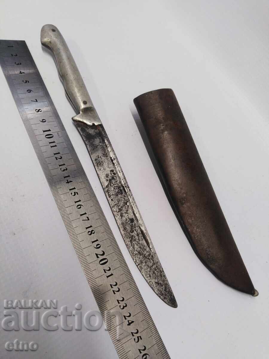 Аукцион БЪЛГАРСКИ  ОВЧАРСКИ НОЖ С КАНИЯ