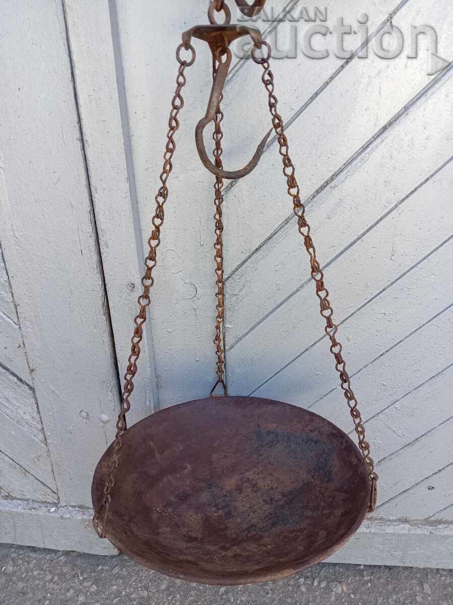 Cântar vechi de tip balanță Grănciarovi Tărnovo 1930, cu leuț - 6
