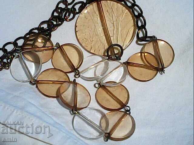 Auction  Old beautiful quartz necklace