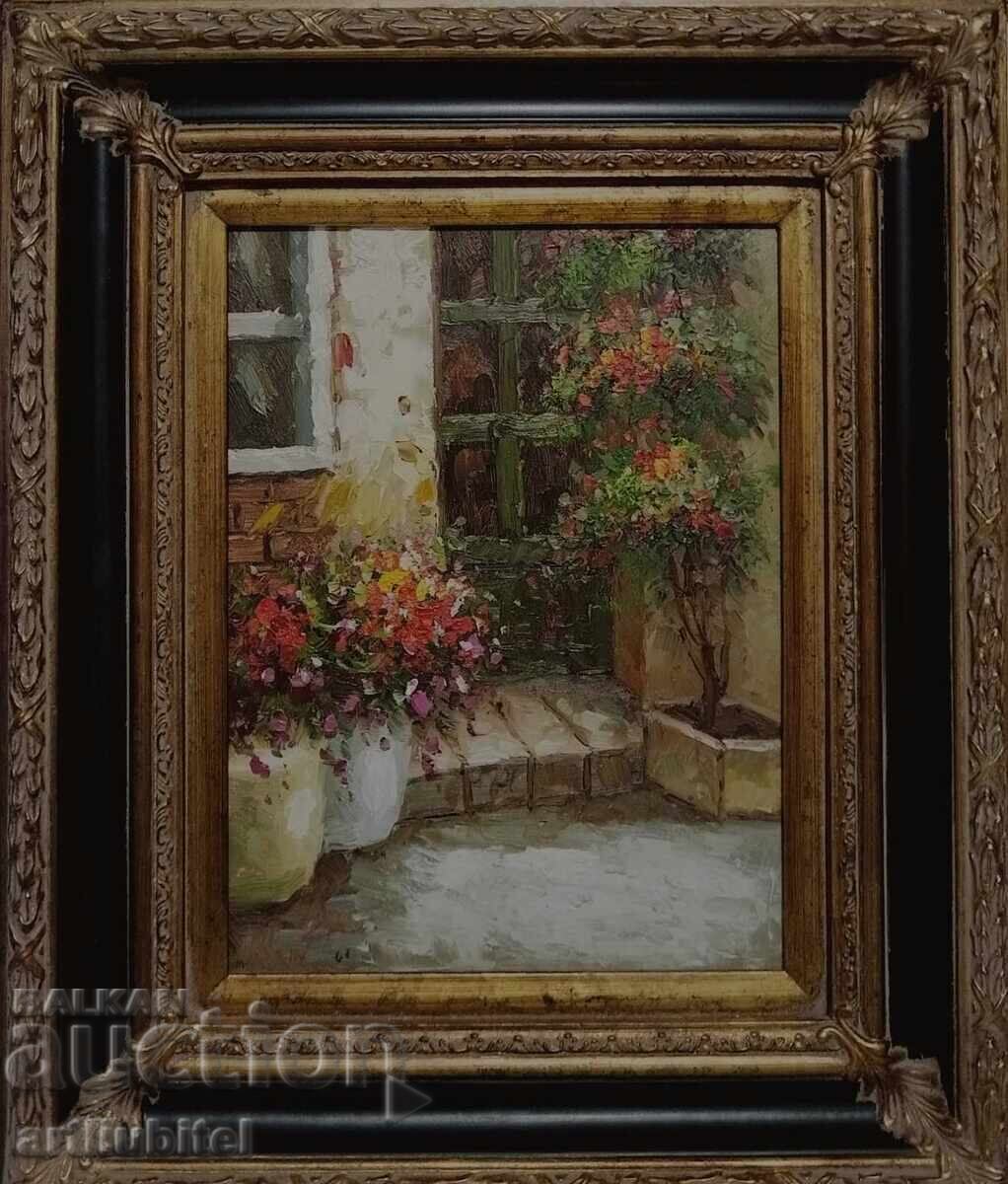 Beautiful painting - oil paints on canvas, 63 x 52 cm