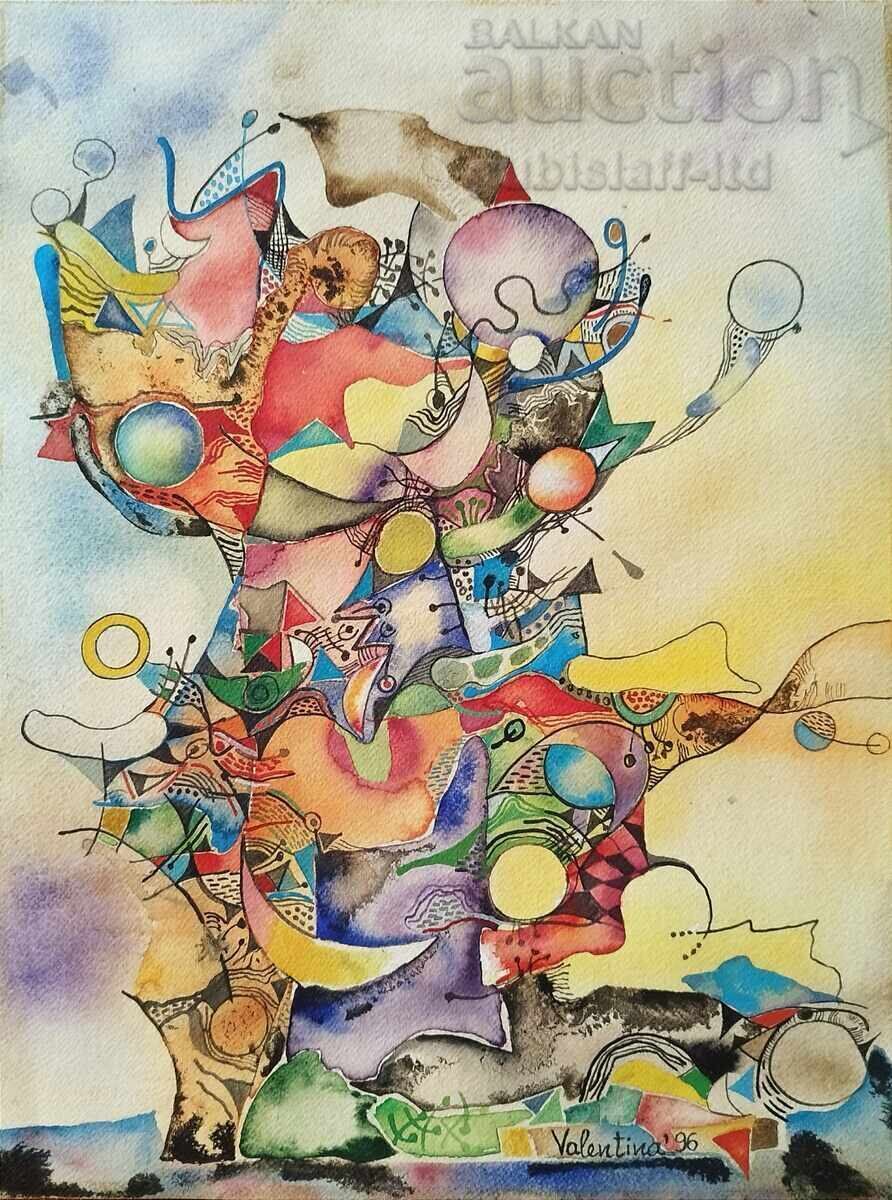 Ζωγραφική, σύνθεση, τέχνη. Βαλεντίνα Ρίχτερ, 1996