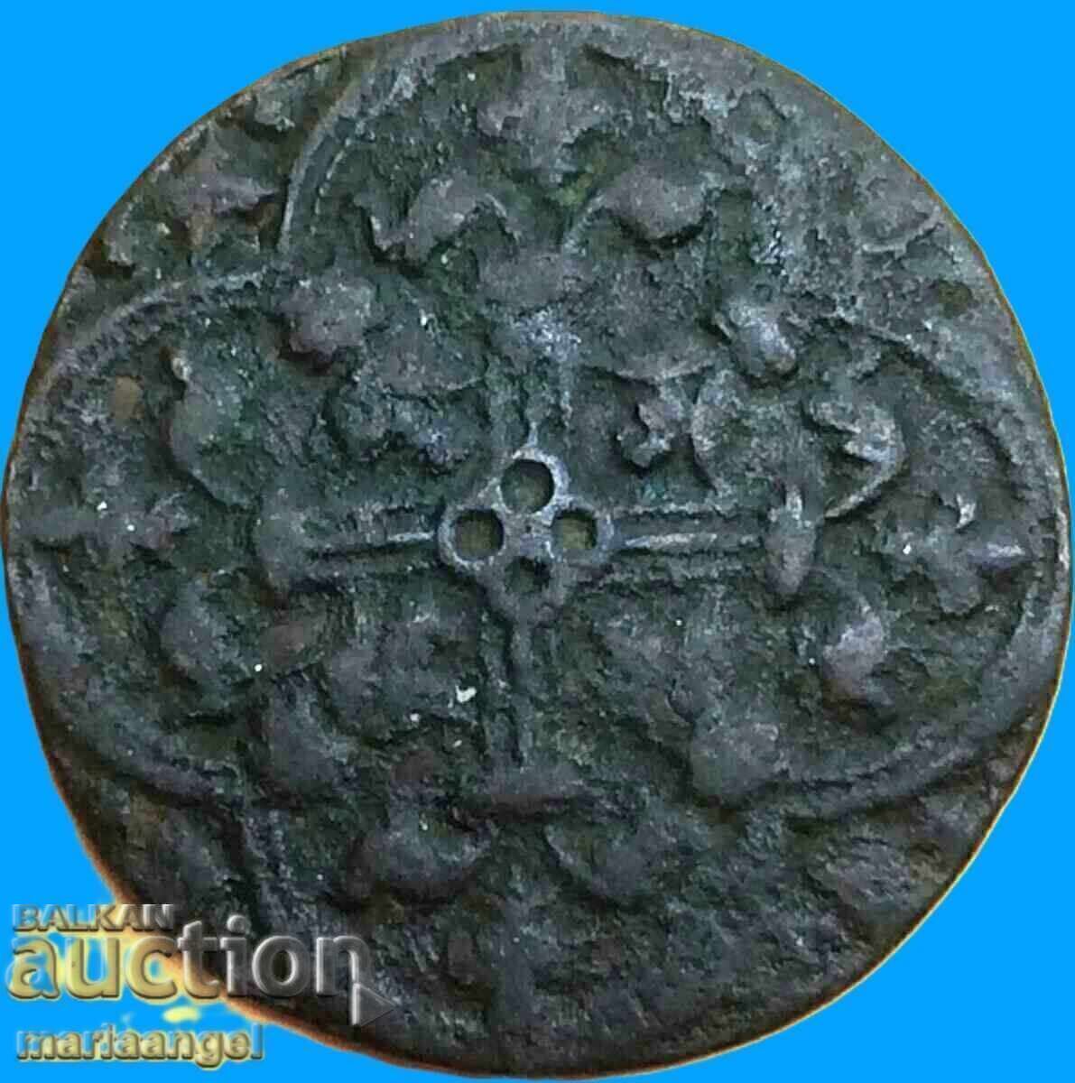 France Charles VI Couter Token "double tournois" - quite rare with price € 55.00 | 107.57 BGN France Charles VI Couter Token "double tournois" - quite rare with price € 55.00 | 107.57 BGN