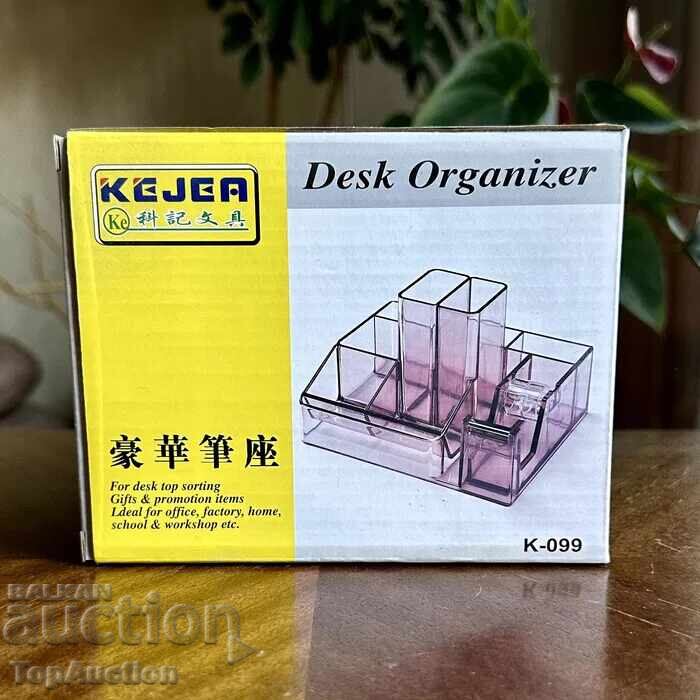 Органайзер за бюро пластмасов, прозрачен, KEJEA. Чисто нов! с цена € 3.00 | 5.87 лв. Органайзер за бюро пластмасов, прозрачен, KEJEA. Чисто нов! с цена € 3.00 | 5.87 лв.