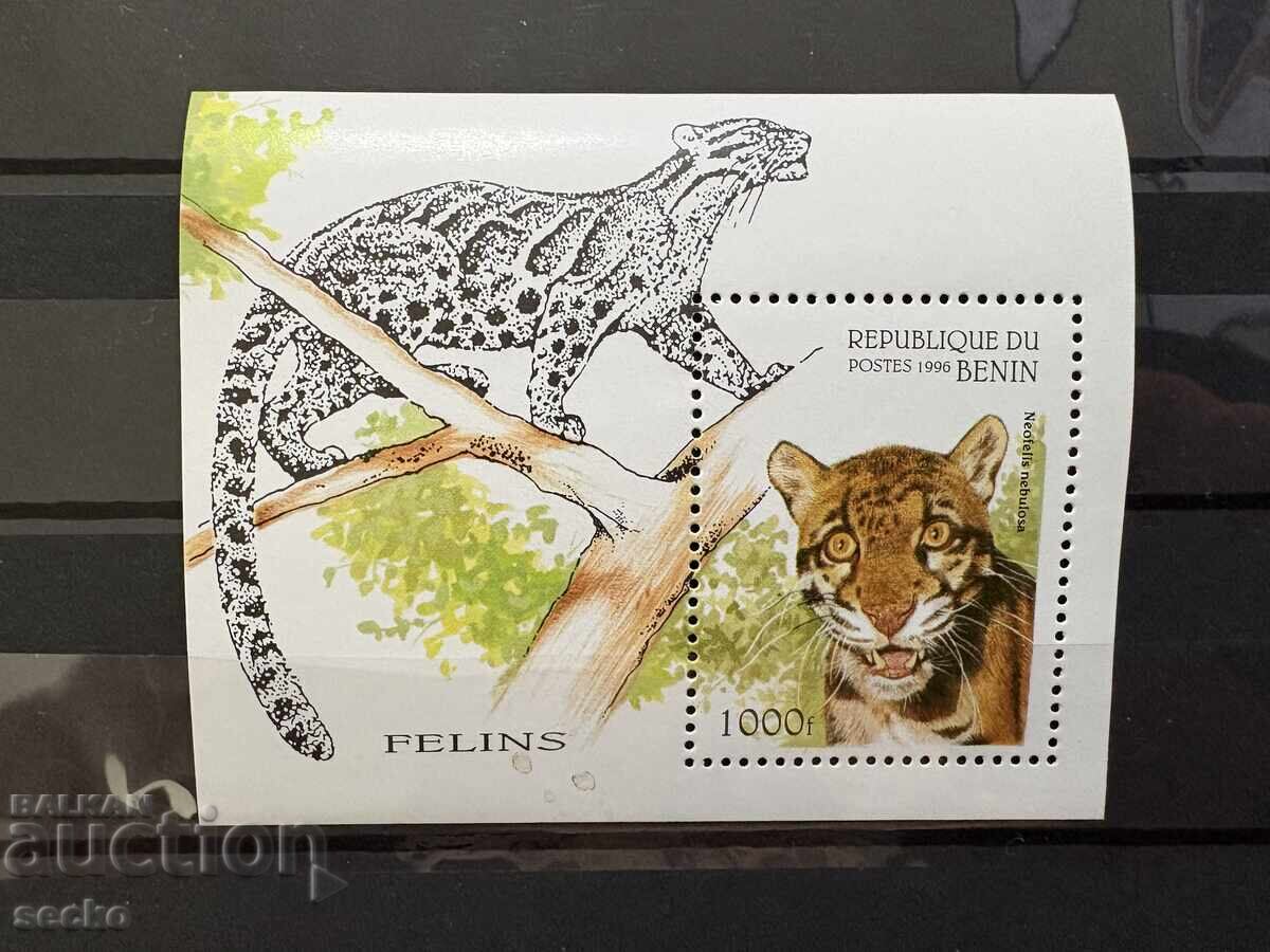 Benin - Pisici sălbatice - Leopard pătat (1995) MNH