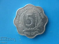 5 cents 1981 Eastern Caribbean