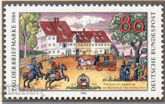 1984. ГФР. Ден на пощенската марка.