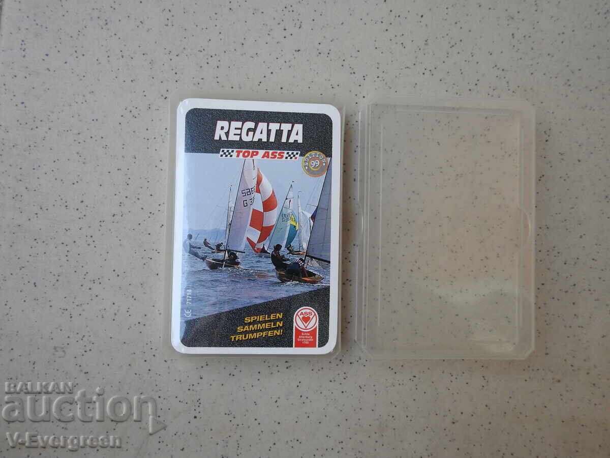 Top Ass Немски карти за игра на квартет Regatta Top Ass Немски карти за игра на квартет Regatta