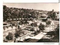 Κάρτα Βουλγαρία Σαντάνσκι Θέα από το πάρκο με τον ποταμό Μπιστρίτσα*