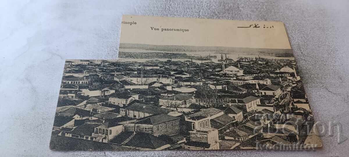 Postcard Adrinople Vue Panoramique 1917