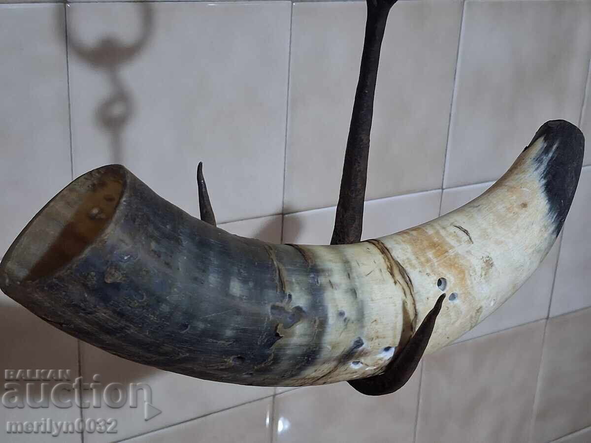 Παλαιό κέρας για μπαρουτοθήκη ή σήμα, πιστόλι, τουφέκι με τιμή € 19.94 | 39.00 BGN