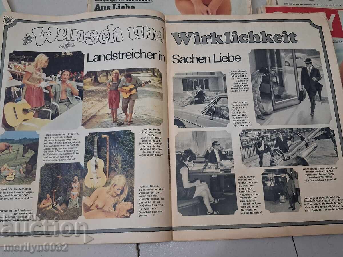 Delivery of 6 pieces of VOCHEN END SEXY magazines FRG Vintage