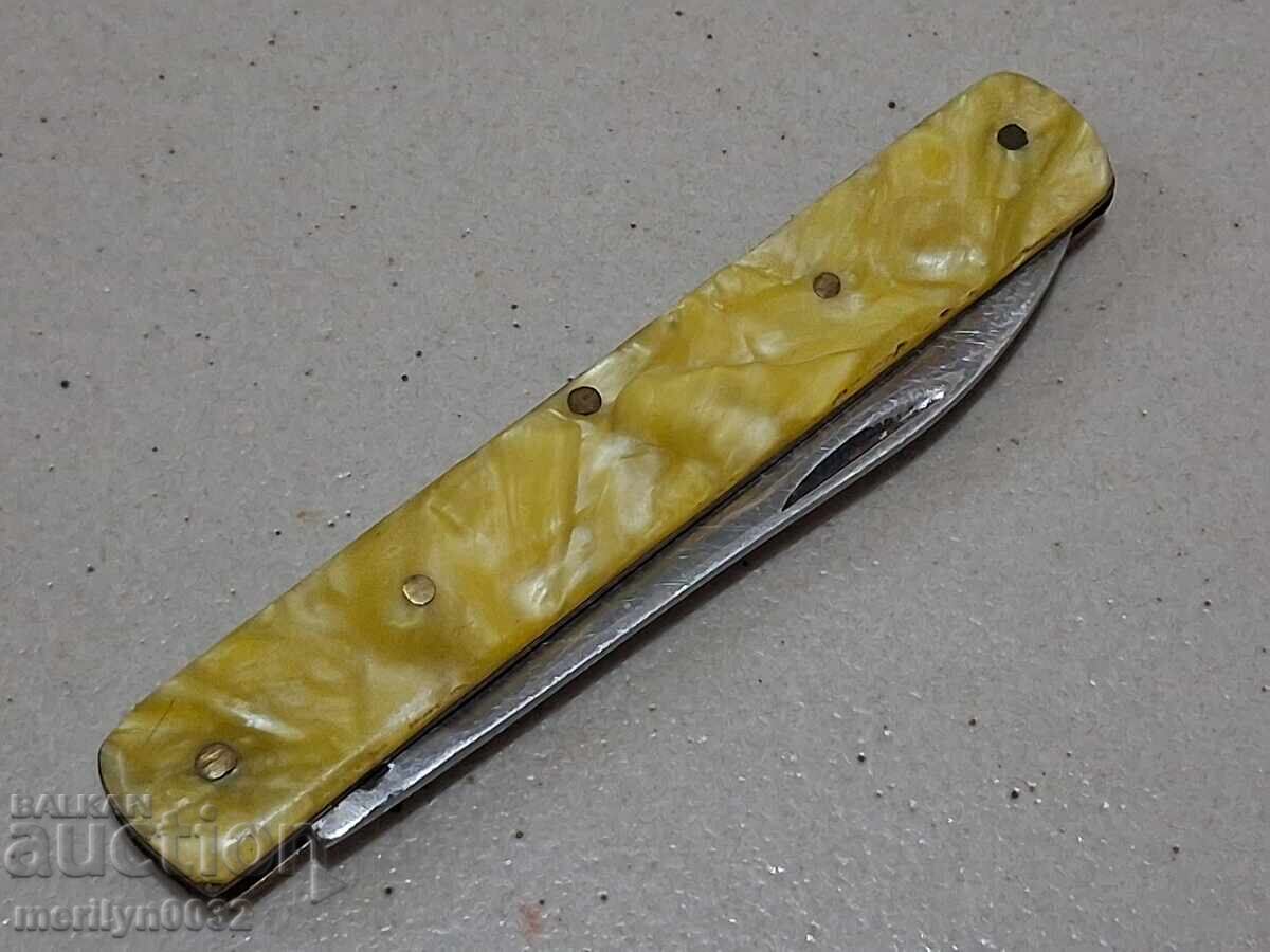 Auction  Vintage socialist sickle and hammer Veliko Tarnovo knife