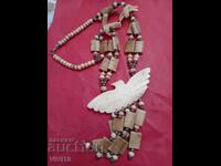 Antique bone necklace