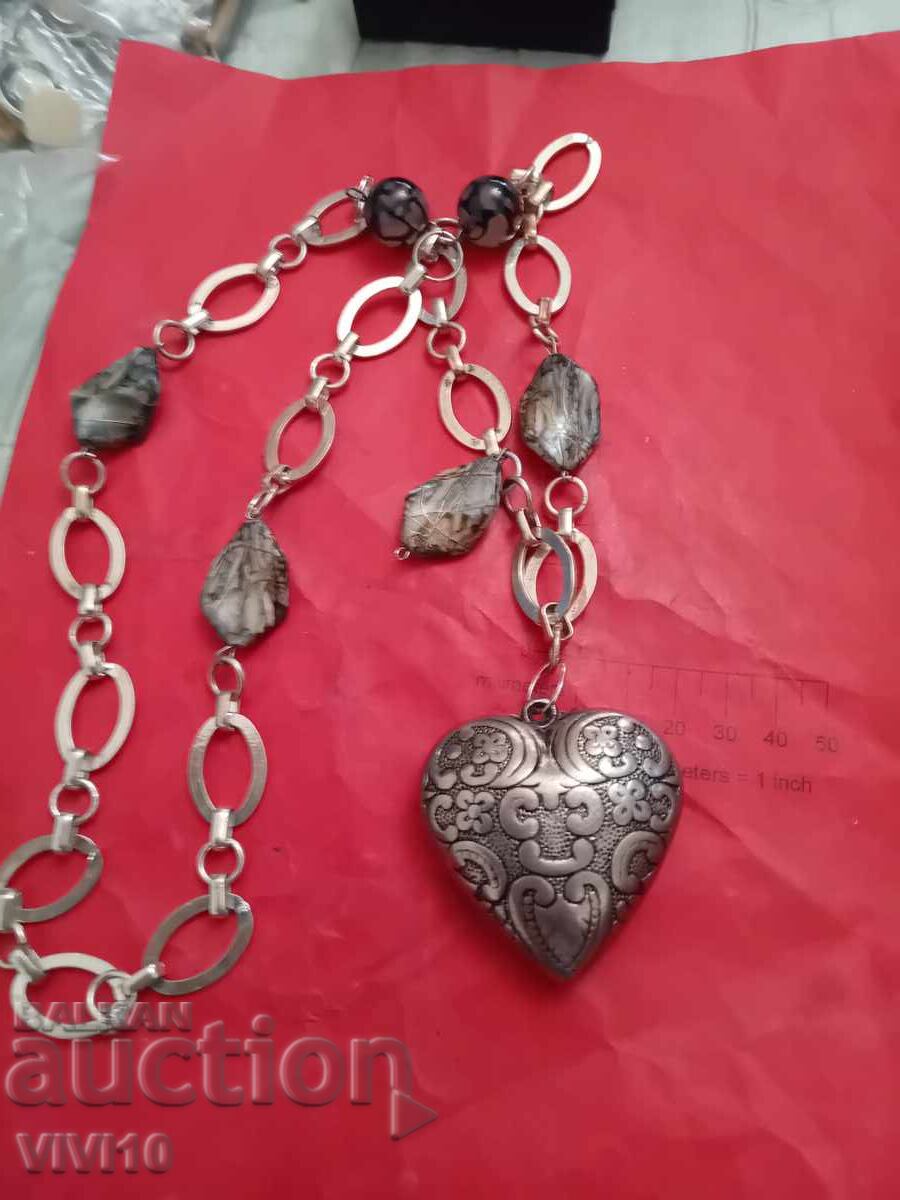 Antique metal necklace with price € 30.00 | 58.68 BGN