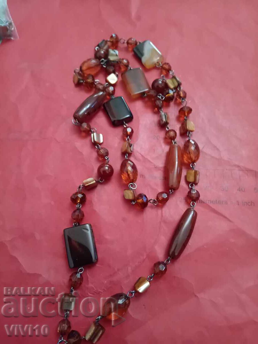 Antique necklace, glass, Murano