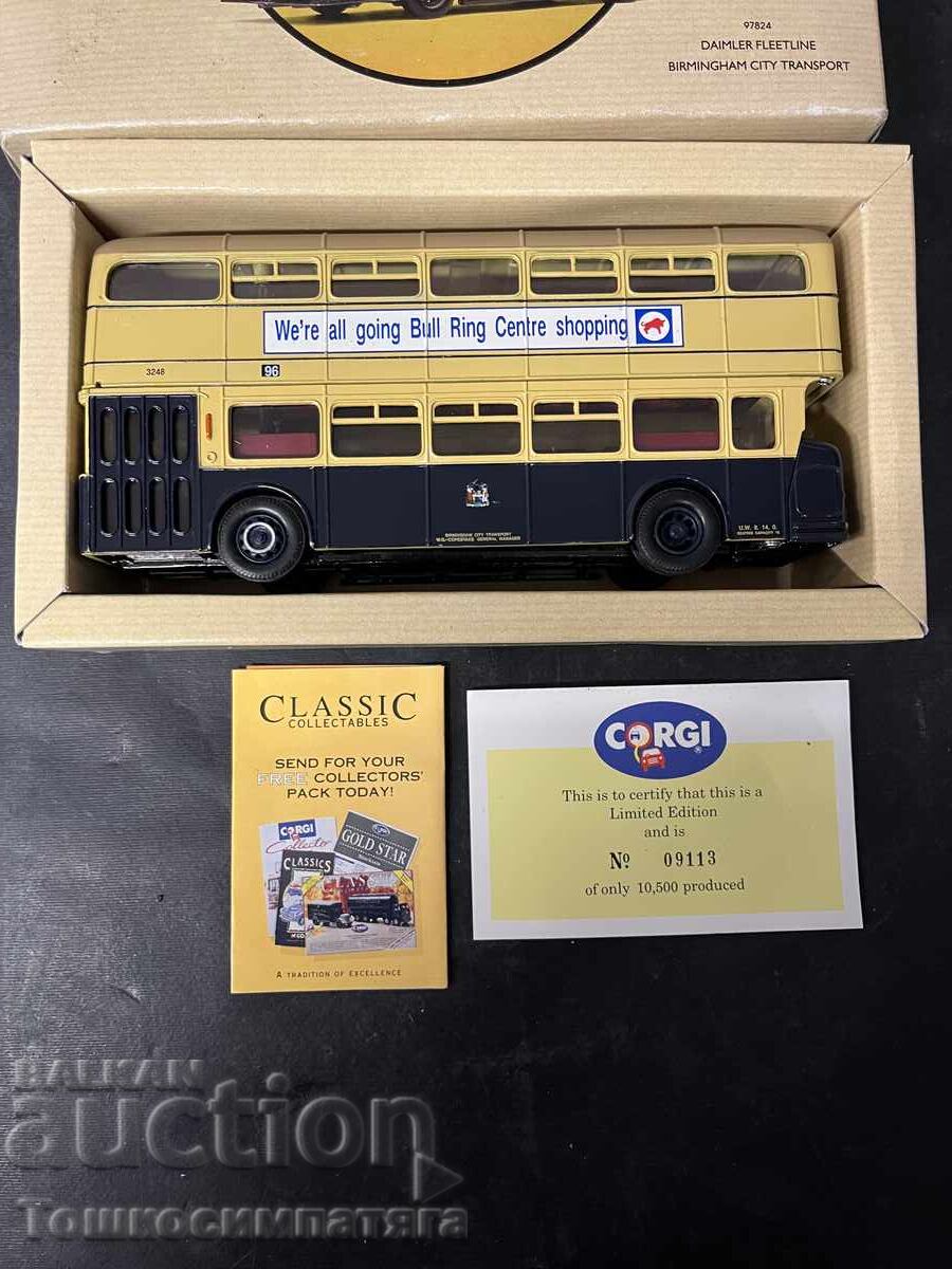 Collectible Corgi bus model with price € 30.00 | 58.68 BGN