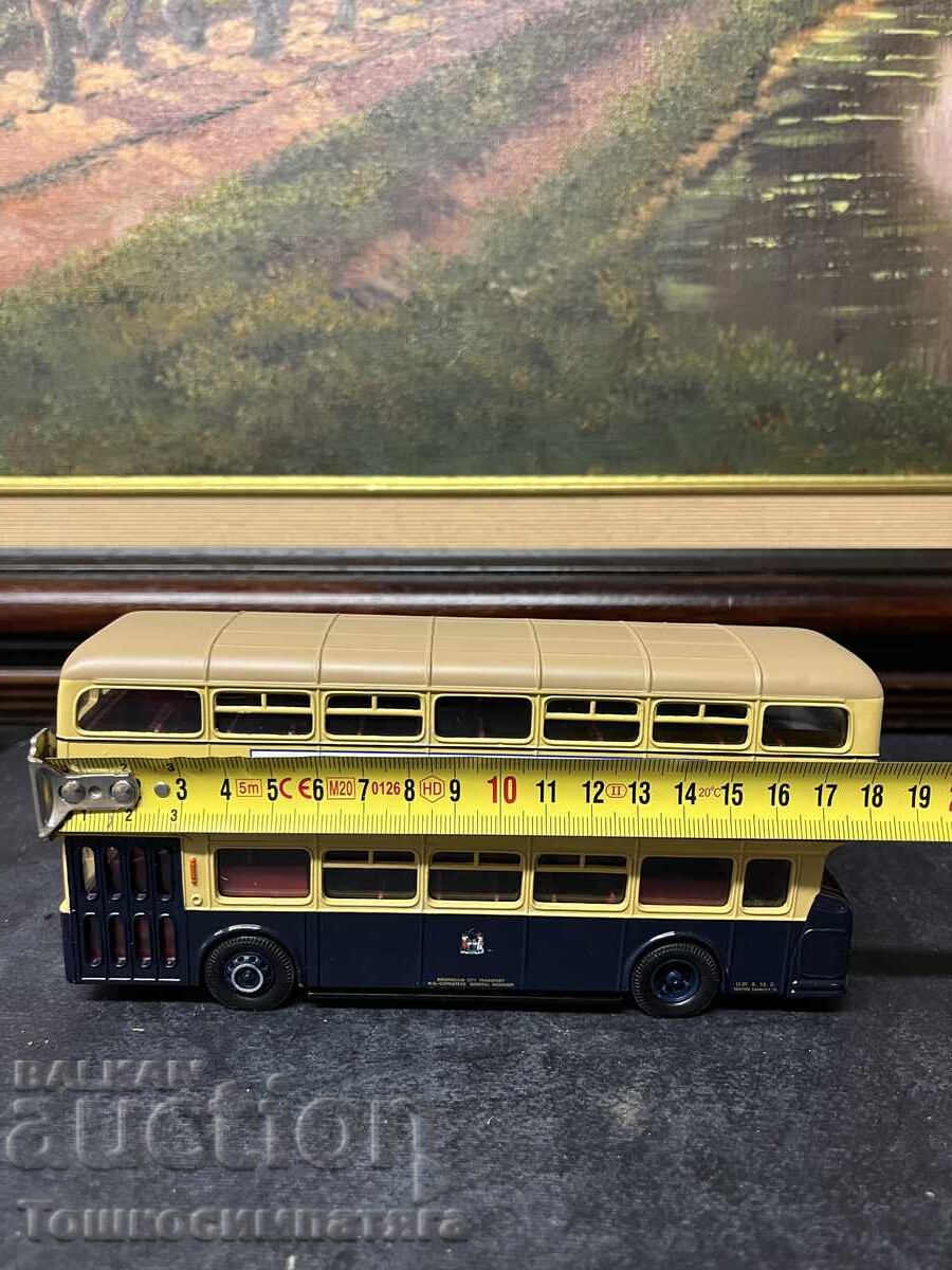 Delivery of Collectible Corgi bus model