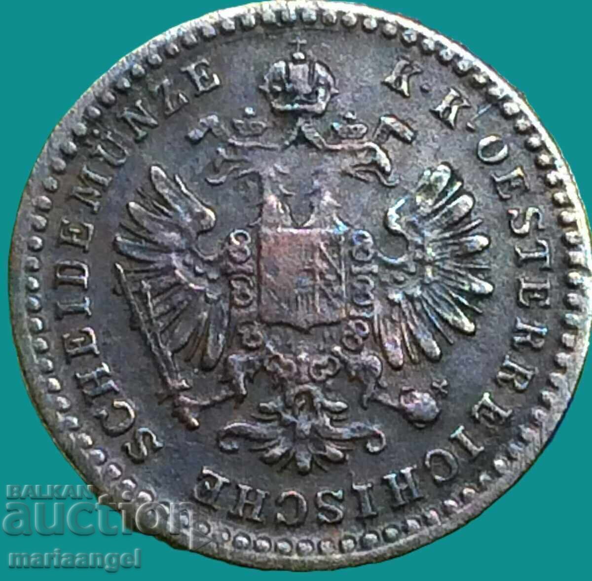 5/10 kreĭtser 1865 Soldo A-Vena Austria pentru Italia cu preț € 23.30 | 45.57 BGN