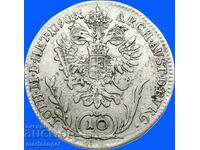 10 kreĭtsari 1790 Austria B-Kremnitz Iosif II 1780-1790 rari