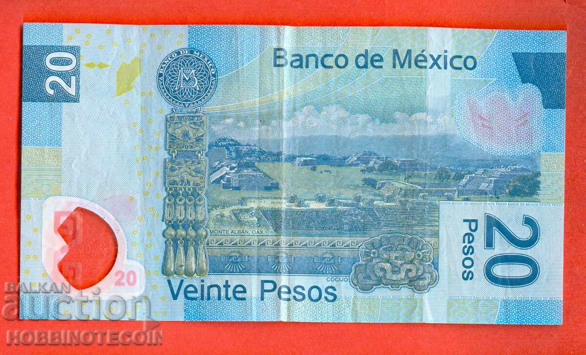 MEXIC 20 Pesos - emisiune 2012 POLIMER