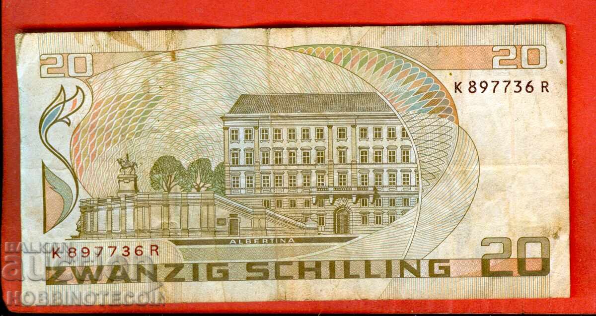 AUSTRIA 20 Șilingi emisiune 1986 - 1