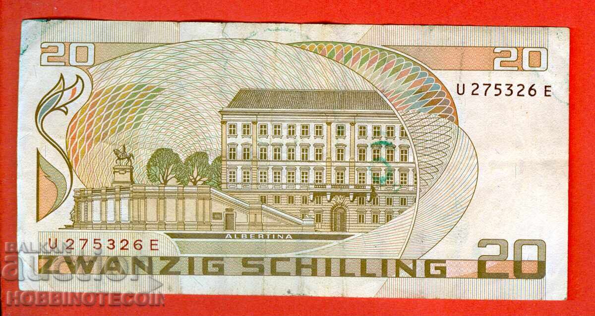 AUSTRIA 20 Șilingi emisiune 1986 - 2