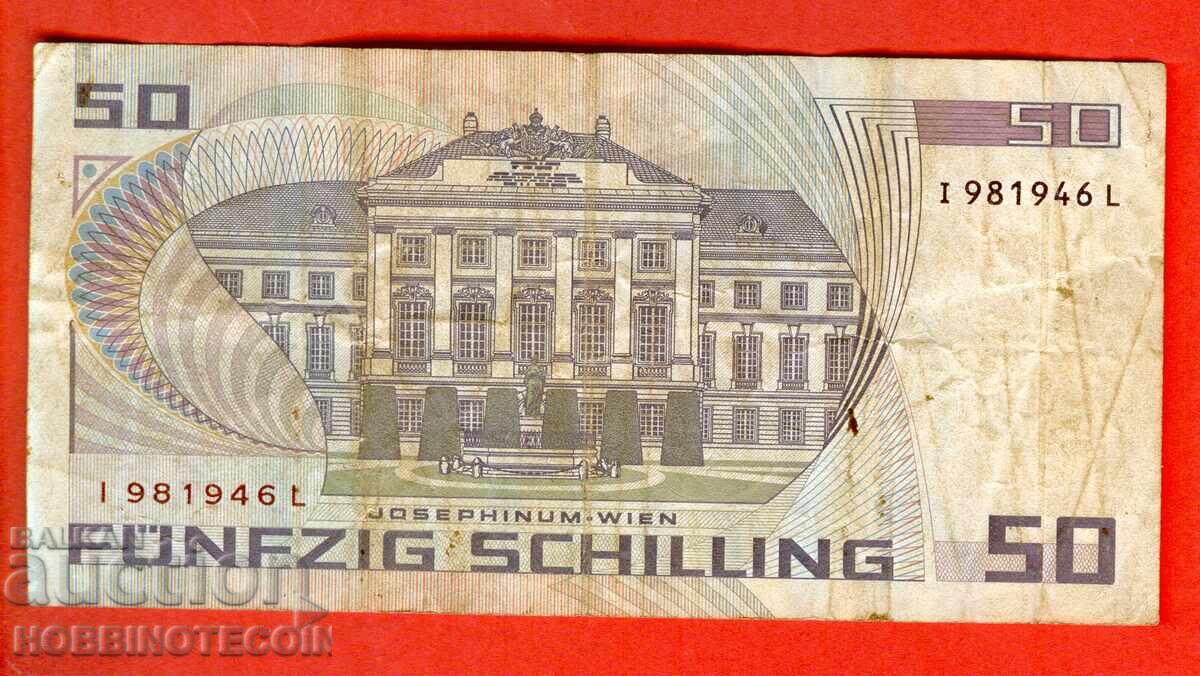 AUSTRIA 50 Șilingi emisiune 1986 - 2
